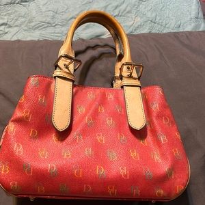Pink Dooney and Bourke mini bag
